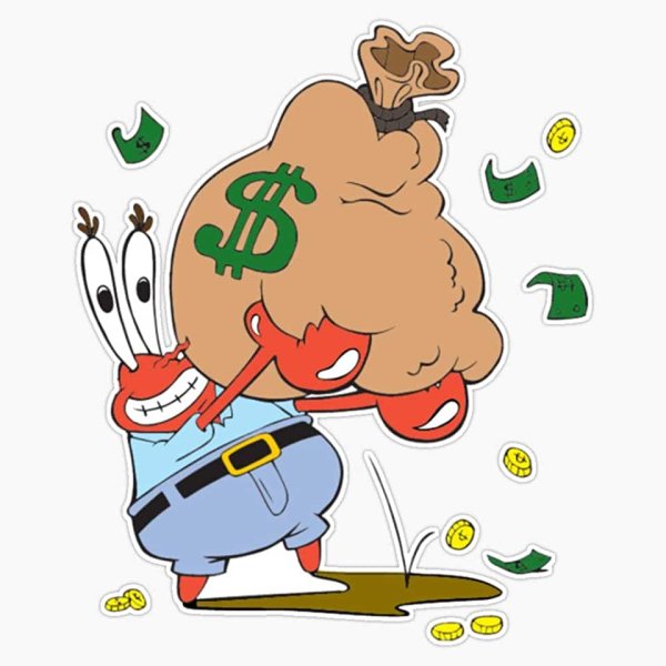 Стикер деньги
