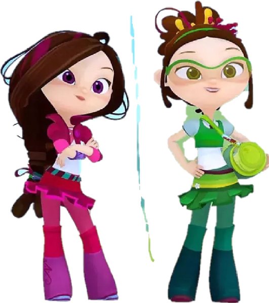 Сказочный патруль на белом фоне