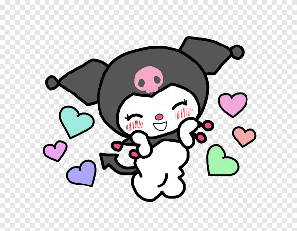 Kuromi hello Kitty Стикеры