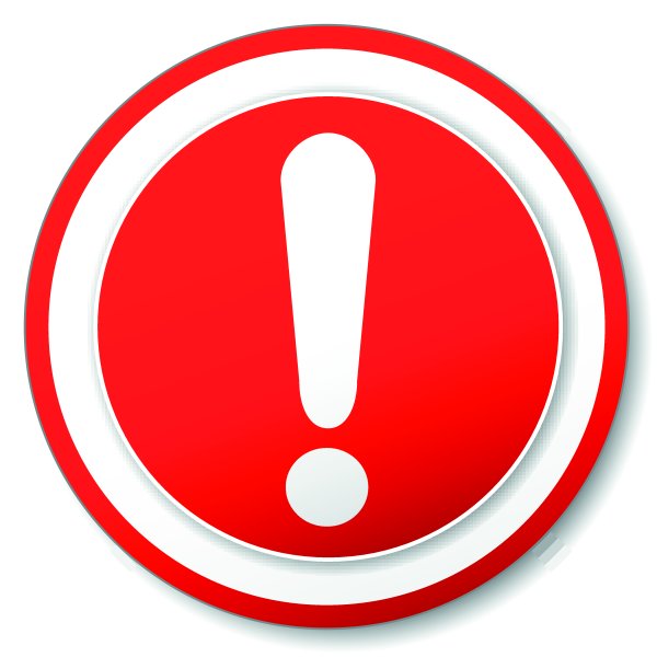 Значок "внимание!"