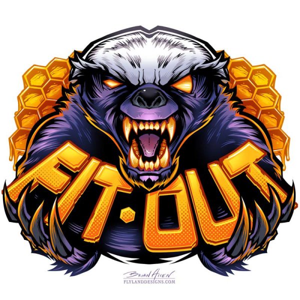 Стикеры Honey Badger