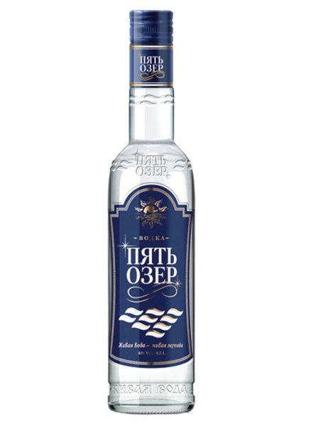 Нарисованная бутылка водки