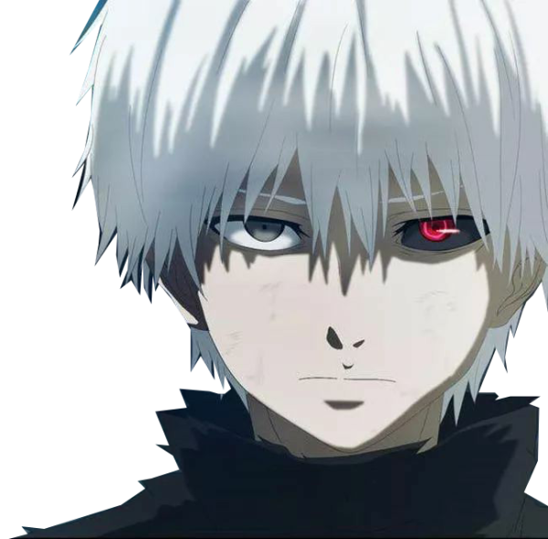 Канеки на прозрачном фоне