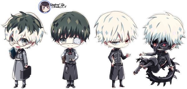 Чиби аниме гуль