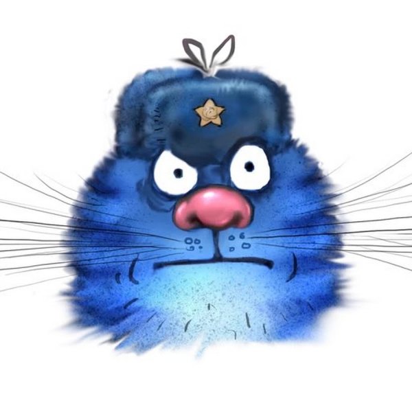 Синие коты Рины Зенюк 2021