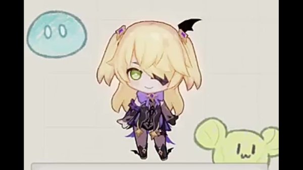 Стикеры Чиби Хонкай Импакт