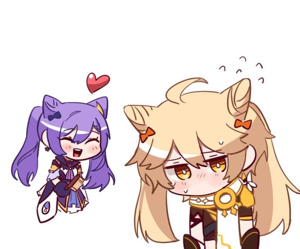 Чиби альбедо Геншин