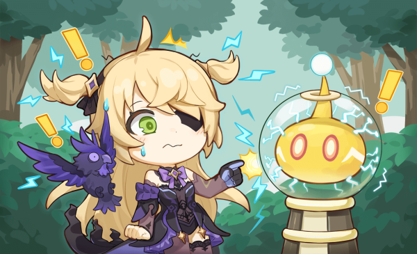 Наклейки Геншин Импакт