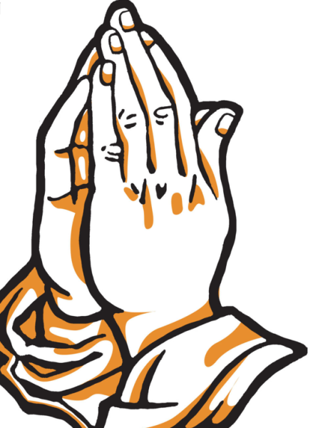 Смайлик сложенные ладони