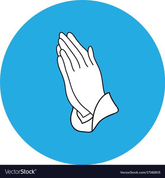 Значок молитвенных рук