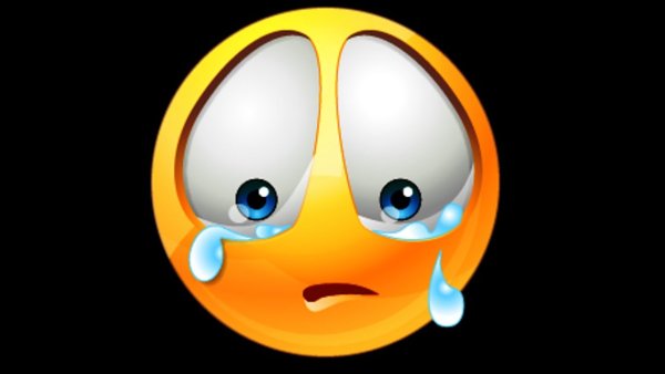 Плачущий смайлик
