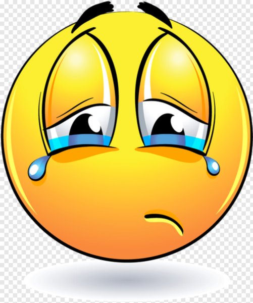 Смайлик плачет