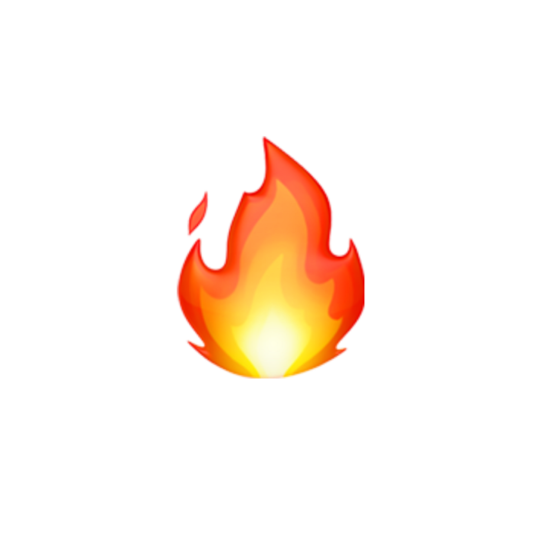 ЭМОДЖИ огонь IOS