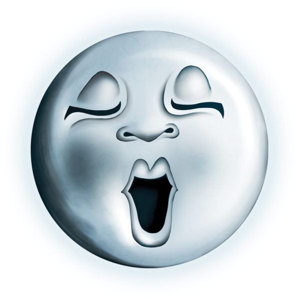 Луна мультяшный