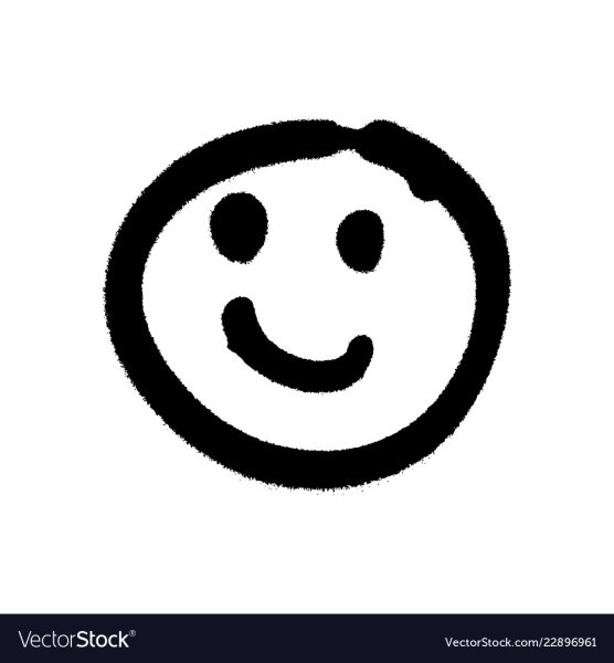 Нарисованный Смайл граффити