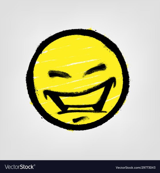 Смайлик гранж