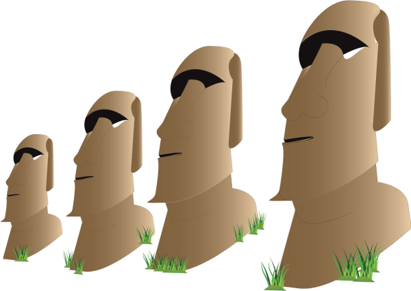 Статуя Пасхи эмодзи