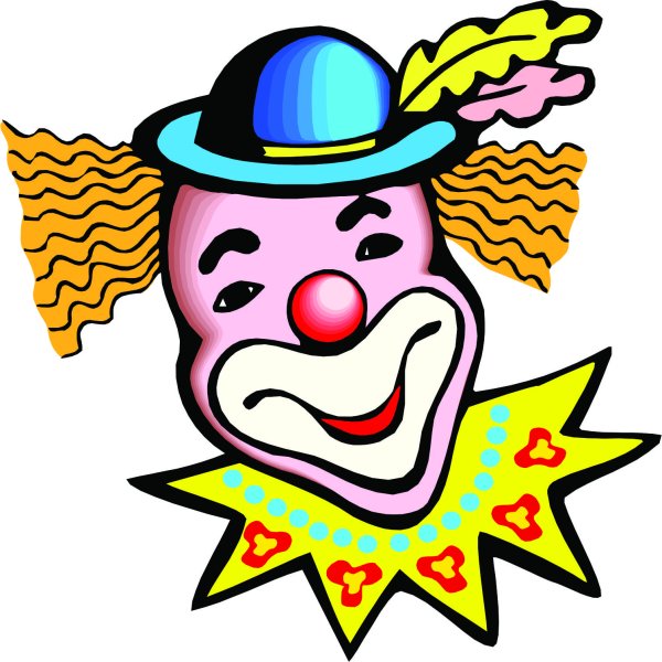 Фон клоуны эмодзи