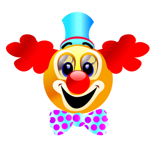 Смайлик клоуна ВК