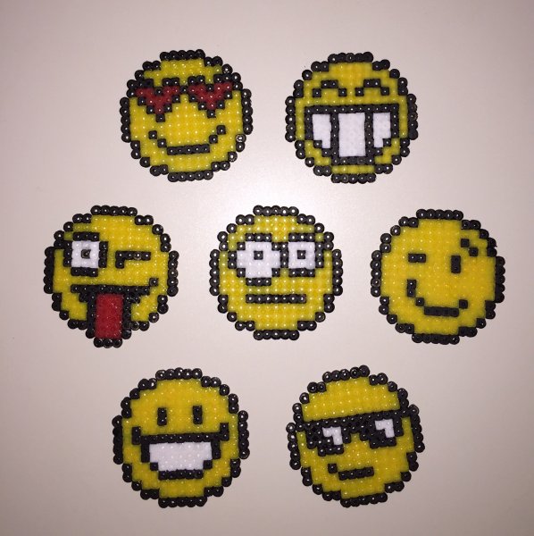 Смайлики из бисера для начинающих