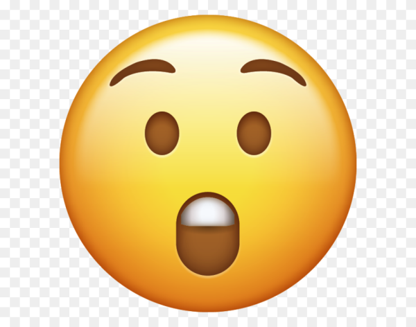 Смайлик удивления айфон