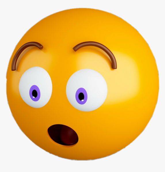 Удивленный смайлик