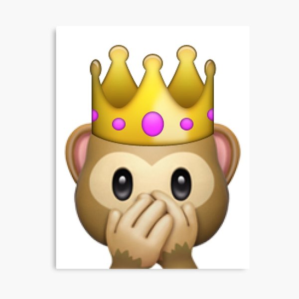 Смайл корона на прозрачном фоне