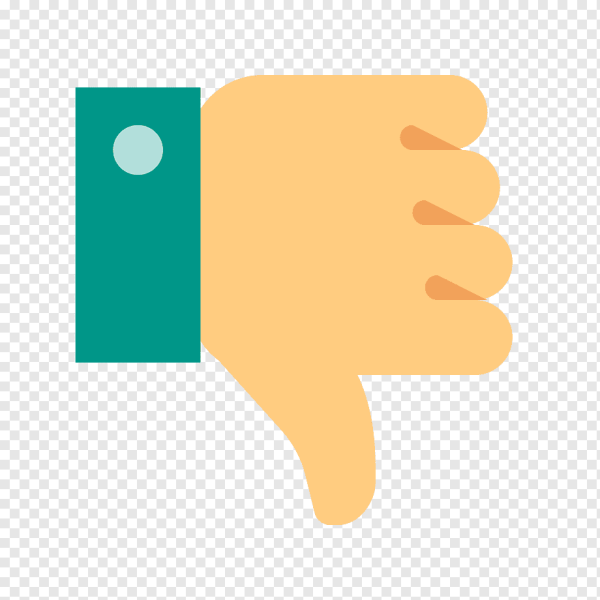 Палец вниз дизлайк