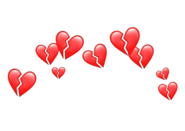 Разбитое сердце смайлик