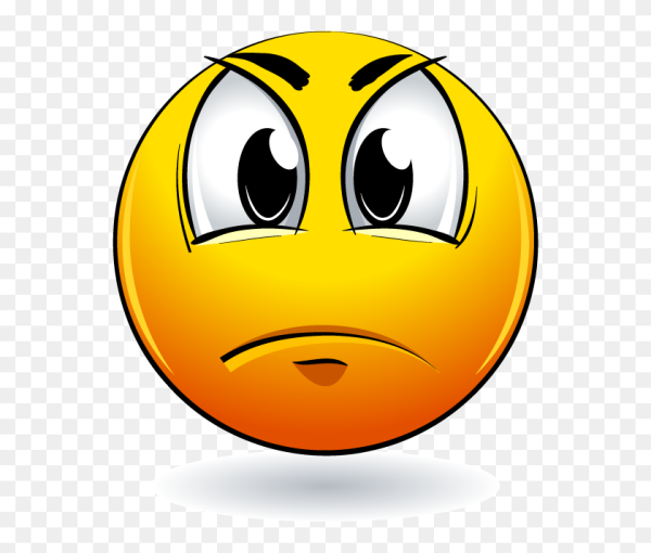 Недовольный смайлик