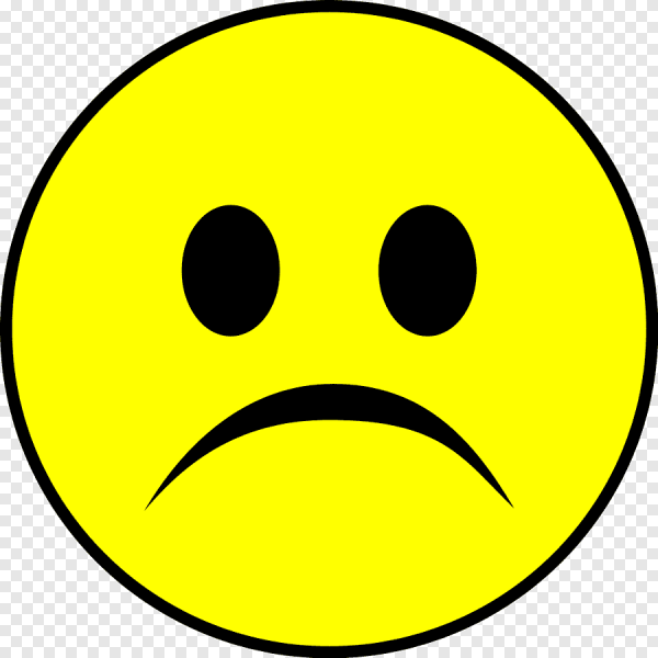 Грустный смайлик
