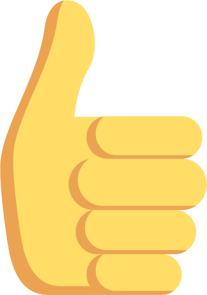 Emoji палец вверх