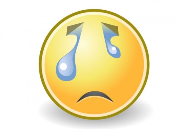 Плачущий смайлик для фотошопа