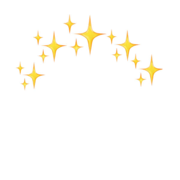 Смайлик со звездочками в глазах