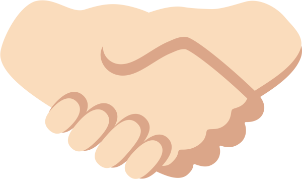 Стикер рукопожатие