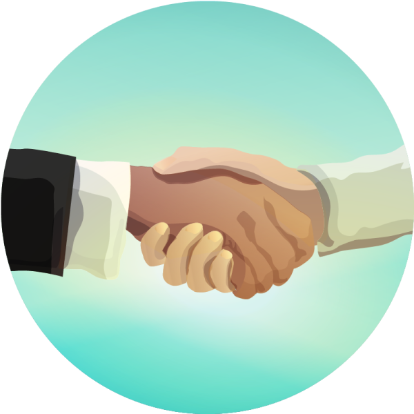 Смайлик рукопожатие