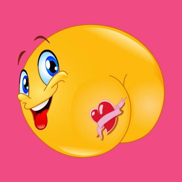 Смайлик с большой попой