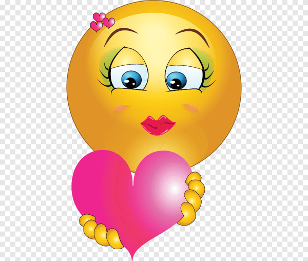 Воздушный поцелуй смайлик