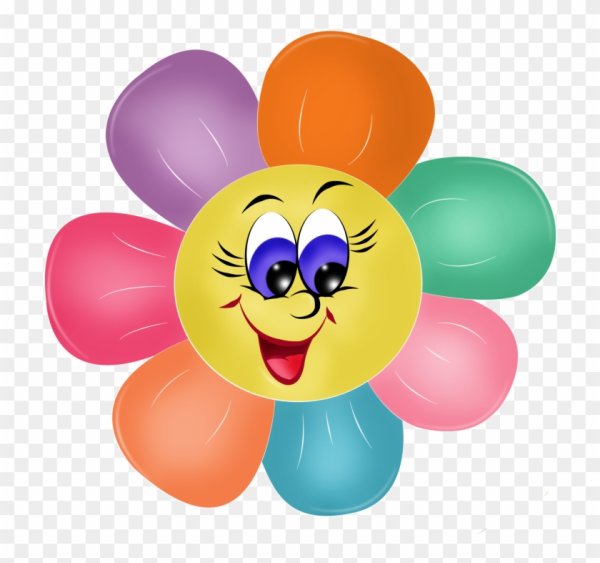 Цветочки с мордашками