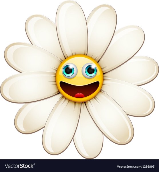 Цветок Ромашка наклейка