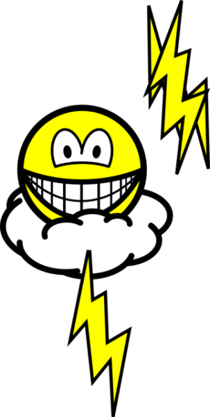 Молния смайлик