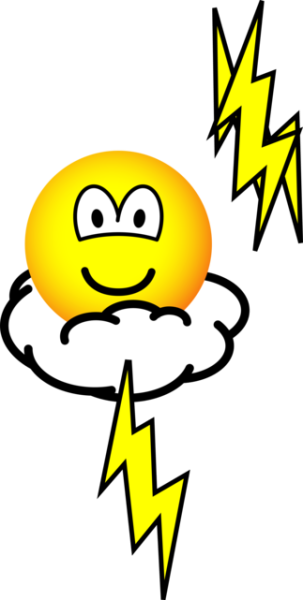 Молния смайлик