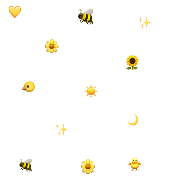 Наклейки Эстетика желтые