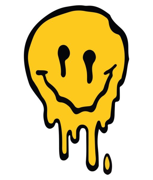 Растекающийся смайлик