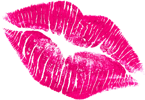 Отпечаток губной помады