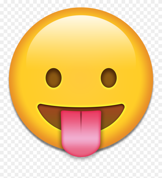 Смайлик с языком