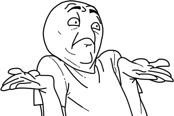 Мем пожимает плечами