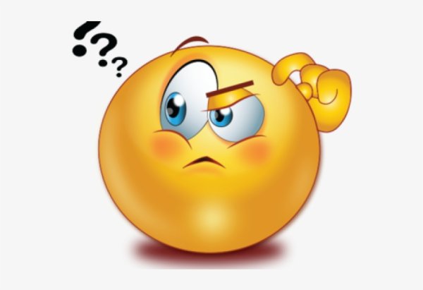 Эмодзи думает