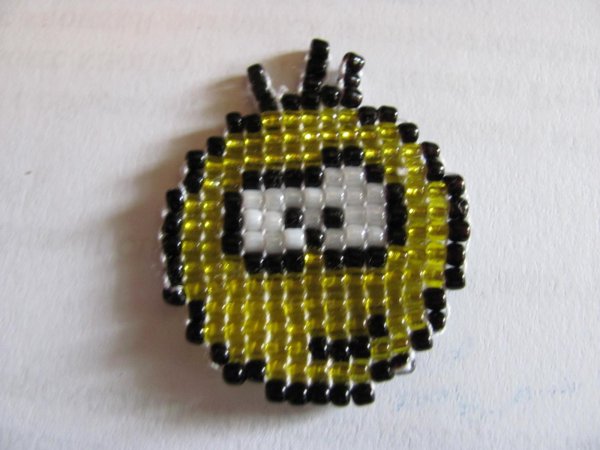 Смайлик из бисера