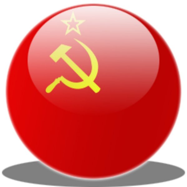 Флаг СССР круглый